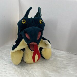 Folkmanis Large Green Dragon Hand Puppet Full Body Plush Fantasy